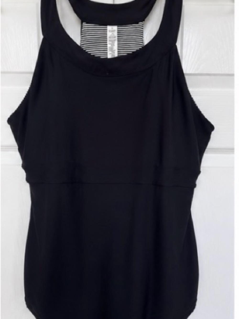 MSP By MIRACLESUIT Black One Piece Swimsuit Size L Tummy Control Slimming Snatch